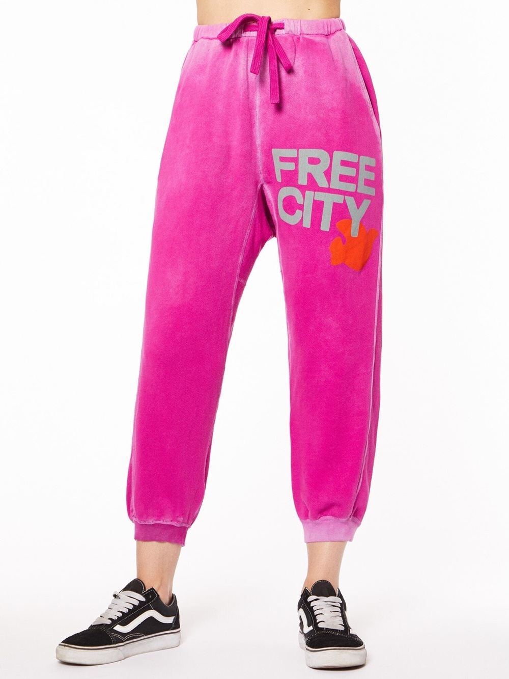FREECITY SUNFADE SWEATPANTS - hot fuschia